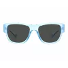 POLAROID PLD6197SMVU unisex obdĺžnikové slnečné okuliare polarizované UV400 55mm