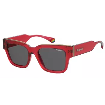 Polaroid PLD6198SXMCC9 unisex slnečné okuliare - havannový rám, zelené polarizované sklá, 52 mm