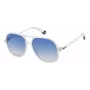 POLAROID PLD6217S2M4 unisex obdĺžnikové slnečné okuliare - čierny rám sivé šošovky 57mm
