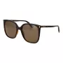 Polaroid PLD6218S56086 dámske aviator slnečné okuliare Havana hnedé polarizované 56 mm