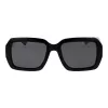 Polaroid PLD6223SX5480 unisex obdĺžnikové slnečné okuliare Havana 54 mm