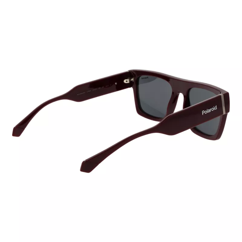 Polaroid PLD6224SX54LH unisex slnečné okuliare – čierny rám, sivé sklá, 54 mm