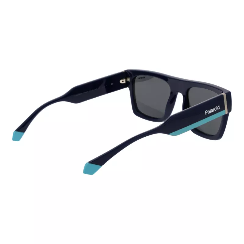 Polaroid PLD6224SX54PJ unisex slnečné okuliare - čierny rám, sivé polarizované sklá, 54 mm