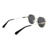 Polaroid PLD6236SX54RH unisex obdĺžnikové slnečné okuliare - havannový rám hnedé sklá 54 mm