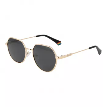 Polaroid PLD6236SX54RH unisex obdĺžnikové slnečné okuliare - havannový rám hnedé sklá 54 mm