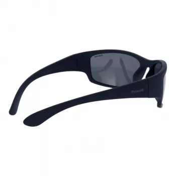 Polaroid PLD7005S63863 Unisex obdĺžnikové slnečné okuliare - čierna/sivá - polarizované UV400