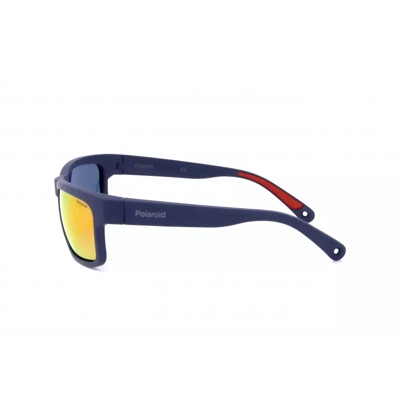 Polaroid PLD7031S8RU pánske polarizované slnečné okuliare - čierny rám sivé sklá 59mm