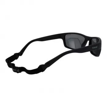 POLAROID PLD7037S60807 unisex pilotové slnečné okuliare - sivé sklá - čierny rám