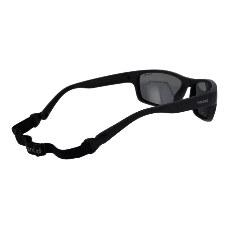 POLAROID PLD7037S60807 unisex pilotové slnečné okuliare - sivé sklá - čierny rám