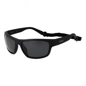 POLAROID PLD7037S60807 unisex pilotové slnečné okuliare - sivé sklá - čierny rám