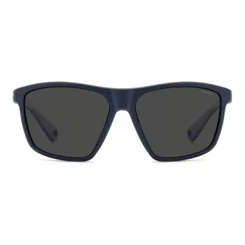 POLAROID PLD7040SFLL pánske slnečné okuliare - čierny rám, sivé polarizované šošovky, 59 mm