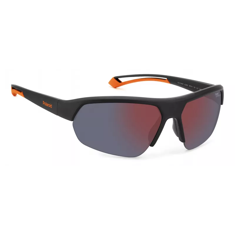 Polaroid PLD7048S8LZG6 unisex pilotné slnečné okuliare - sivé šošovky, čierny rám
