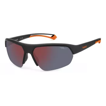 Polaroid PLD7048S8LZG6 unisex pilotné slnečné okuliare - sivé šošovky, čierny rám