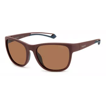 Polaroid PLD7051S7BL unisex slnečné okuliare - čierny rám, sivé polarizované šošovky, 57 mm
