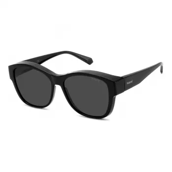 Polaroid PLD9019S08A unisex slnečné okuliare - čierny rám, sivé polarizované sklá