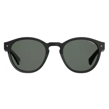 POLAROID Unisex PLD6042S807M9 slnečné okuliare - hranatý plastový rám s polarizovanými sivými sklami - UV400 ochrana - šírka skla 49 mm