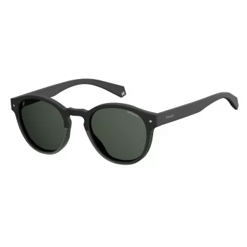 POLAROID Unisex PLD6042S807M9 slnečné okuliare - hranatý plastový rám s polarizovanými sivými sklami - UV400 ochrana - šírka skla 49 mm