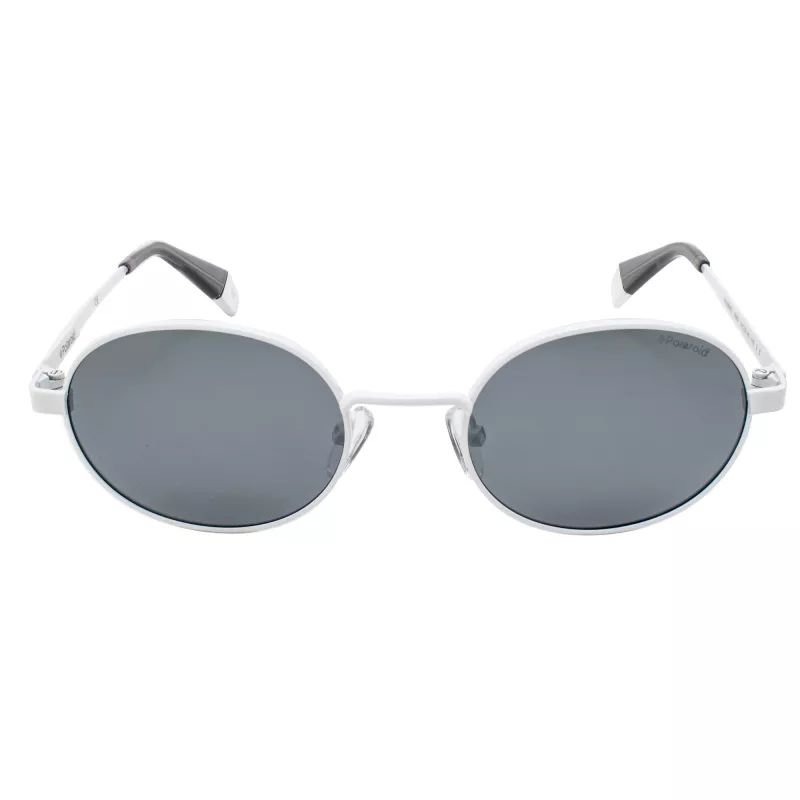 POLAROID unisex PLD6066SVK6EX slnečné okuliare - čierny rám, sivé polarizované šošovky, 51 mm