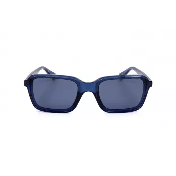 POLAROID unisex PLD6161SPJP obdĺžnikové polarizované slnečné okuliare - čierny rám sivé sklá 58mm