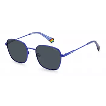 POLAROID Unisex PLD6170SGEGC3 slnečné okuliare - havana rám, zelené polarizované sklá, 53 mm