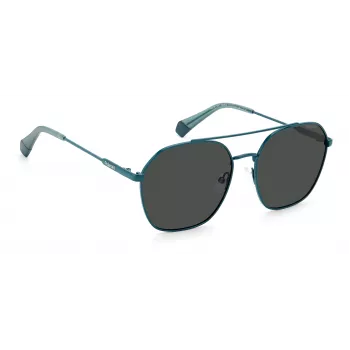 POLAROID unisex PLD6172SMR8M9 štvorcové slnečné okuliare havana zelené polarizované UV400