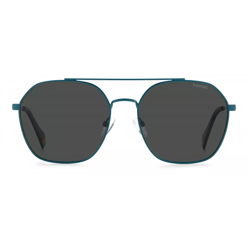 POLAROID unisex PLD6172SMR8M9 štvorcové slnečné okuliare havana zelené polarizované UV400