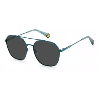 POLAROID unisex PLD6172SMR8M9 štvorcové slnečné okuliare havana zelené polarizované UV400