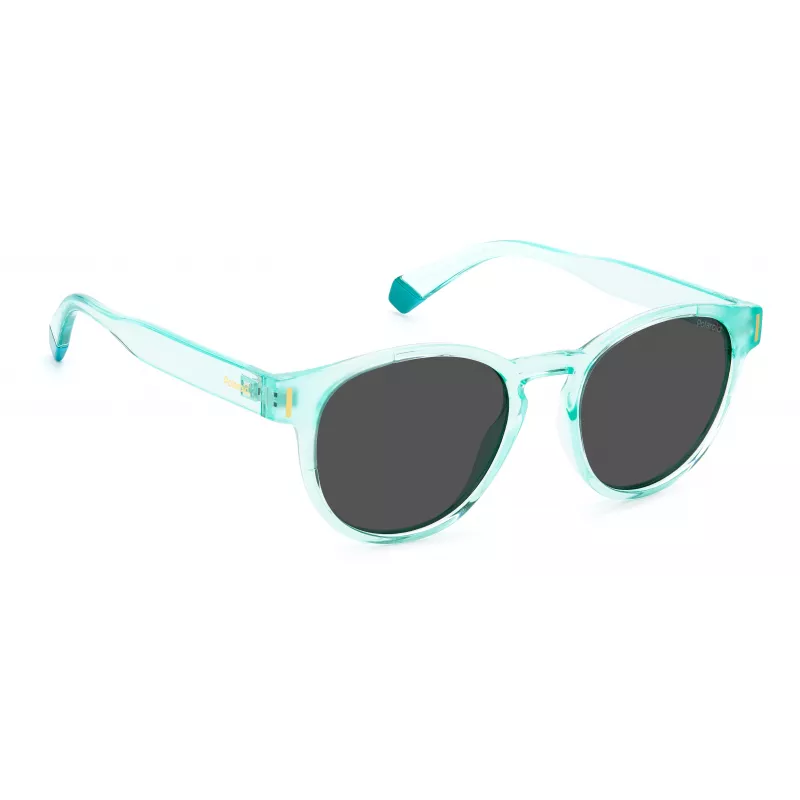 POLAROID unisex PLD6175S5CBM9 slnečné okuliare Havana sivá modrá zrkadlová 51mm
