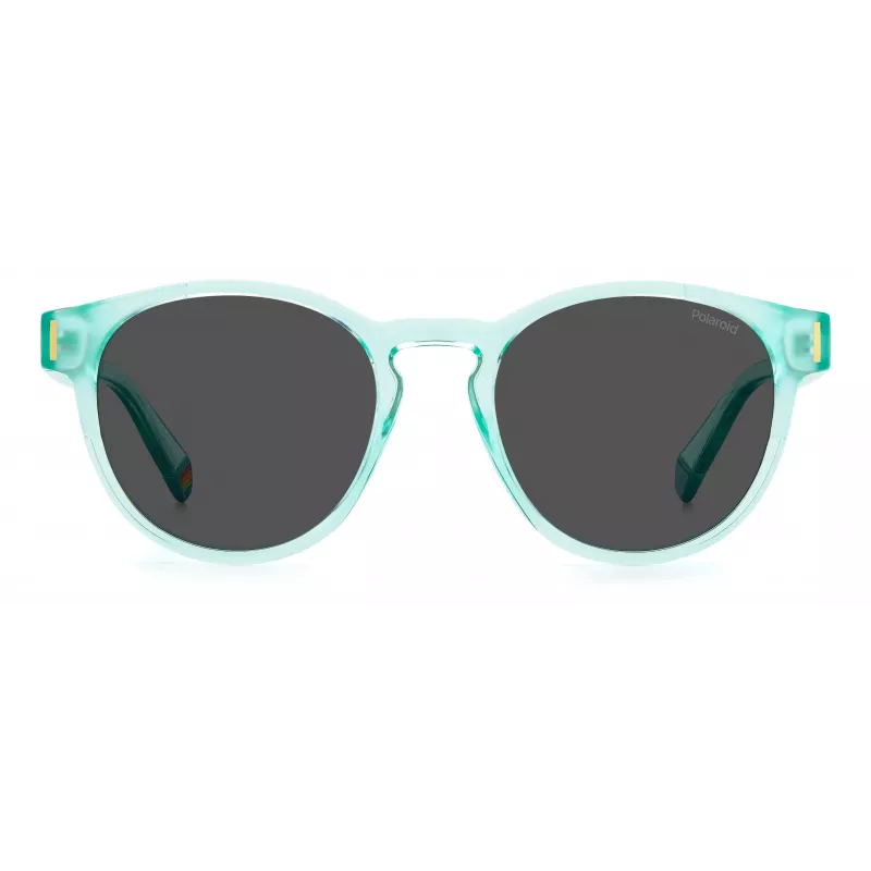 POLAROID unisex PLD6175S5CBM9 slnečné okuliare Havana sivá modrá zrkadlová 51mm