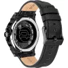 Police pánske hodinky Battalion quartz analógové PEWJA2108203 47mm čierny ciferník čierny kožený remienok