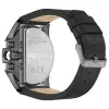 POLICE pánske hodinky PEWJF2203601 quartz hodinky s čiernym ciferníkom a koženým remienkom, 48mm