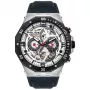 POLICE pánske PL16065JSTB04 Raho analógové quartz hodinky 46mm modrý ciferník hnedý kožený remienok