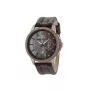 Police pánske quartz analógové hodinky R1451291003 48mm modrý ciferník hnedá koža