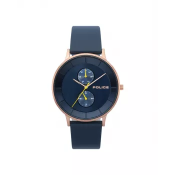 Police pánske quartz analógové hodinky R1451293002 42 mm čierny ciferník kožený remienok