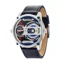 POLICE pánske hodinky R1451279001 quartz 55 mm čierny ciferník kožený remienok