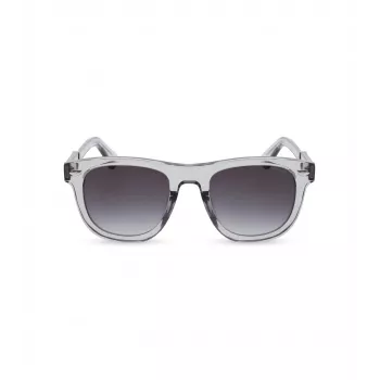 POLICE pánske obdĺžnikové slnečné okuliare SPLL87M5203GU havana acetátový rám zelené polykarbonátové šošovky 52 mm
