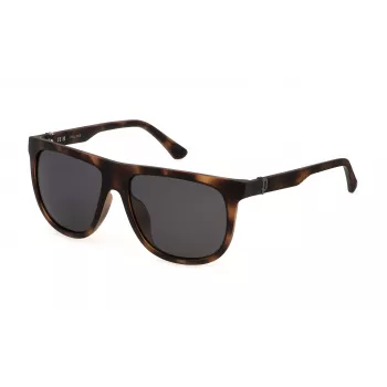 POLICE pánske slnečné okuliare SPLN33E59878P – gunmetal kovový rám, polarizované sivé šošovky, 59/14/140 mm