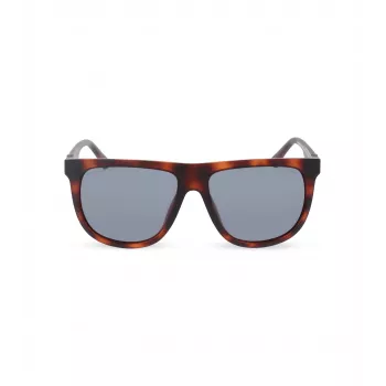 POLICE pánske SPLN33V59878P obdĺžnikové polarizované slnečné okuliare - havana acetátový rám, hnedé šošovky, 59mm