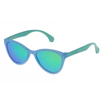 POLICE pánske slnečné okuliare SPL08654715V Havana obdĺžnikové 65/17/140 mm