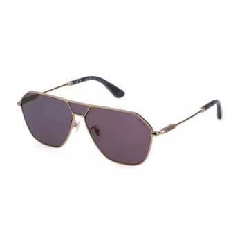 Police pánske slnečné okuliare SPLL89-628FFY - lesklý čierny rám, dymovo sivé sklá, 62 mm