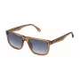 POLICE pánske slnečné okuliare SPLQ83-560805 - hranatý acetátový rám, UV400 ochrana, 56 mm sklá
