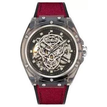 Police pánske hodinky PEWGR1592401 44 mm nerezová oceľ čierna koža quartz