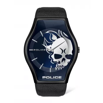 POLICE pánske hodinky PEWJA2002302 45 mm puzdro z nerezovej ocele kožený remienok