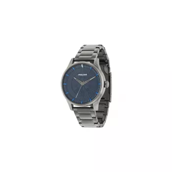Police pánske hodinky R1453282003 44mm nerezová oceľ čierny ciferník kožený remienok quartz analógové
