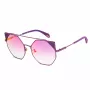 POLICE SPLA95568TNV dámske cat-eye slnečné okuliare - čierny rám, sivo gradientové sklá 56mm