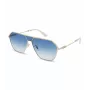 POLICE SPLL89-620300 pánske pilotné slnečné okuliare - lesklý čierny rám, tmavosivé sklá, 62 mm
