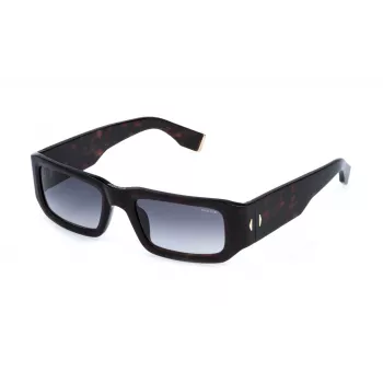 POLICE SPLR82-550722 pánske slnečné okuliare | 55 mm obdĺžnikový acetátový rám | UV400