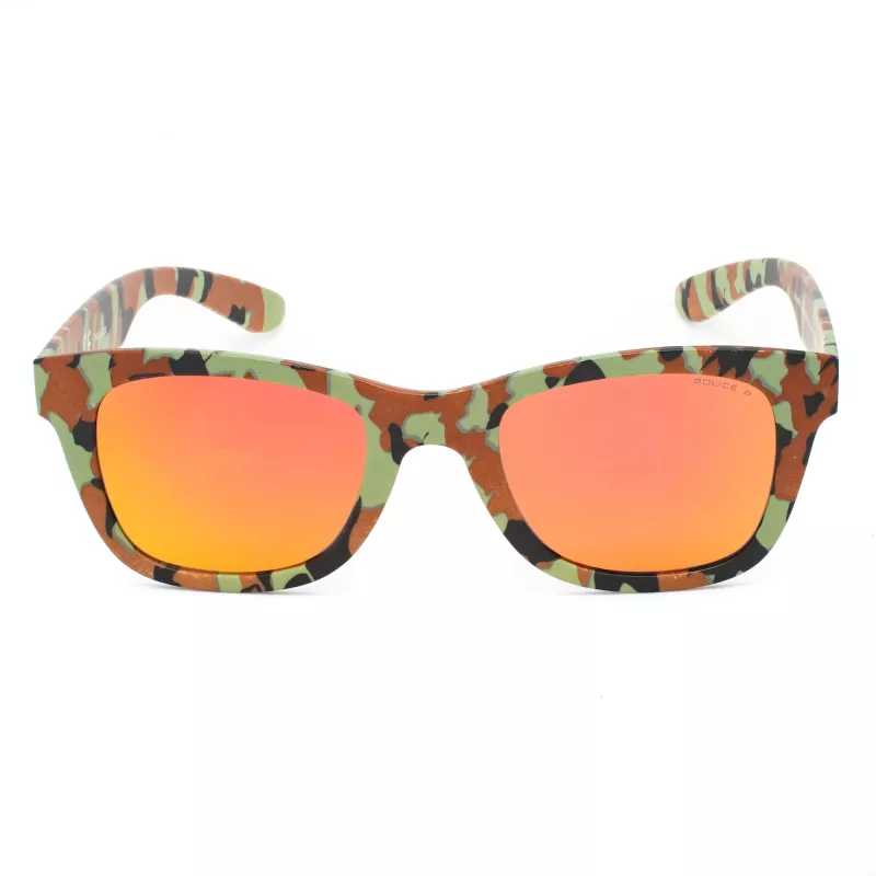 POLICE unisex slnečné okuliare S194450GE8R havana acetátový rám hnedé gradientové sklá 50mm