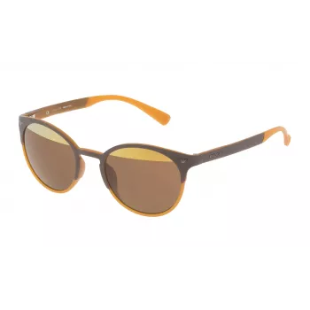 POLICE Unisex slnečné okuliare SPL162V506L2H havana acetátový rám hnedé gradientové šošovky 50mm