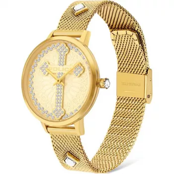 POLICE dámske PL16031MSG22M Raho quartz analógové hodinky 36 mm nerezová oceľ Mesh strieborná